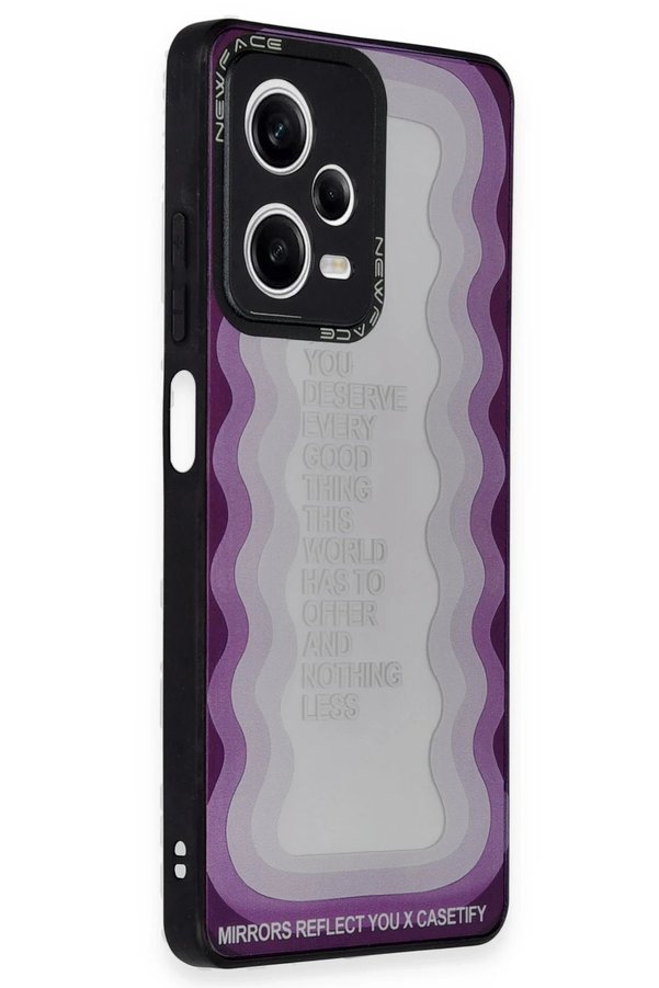 CepteToptan Xiaomi Redmi Note 12 Pro 5G Kılıf Mirror Desenli Kapak - Mirror - 5 - DROPX4667-3769