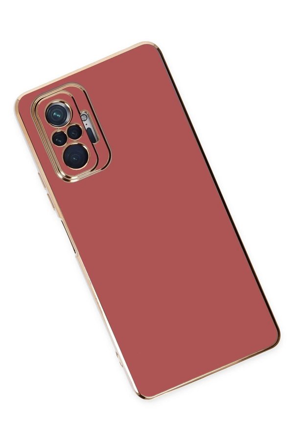Xi̇aomi̇ Redmi̇ Note 10 Pro Kılıf Volet Si̇li̇kon - Kırmızı - Dropx5783-6349