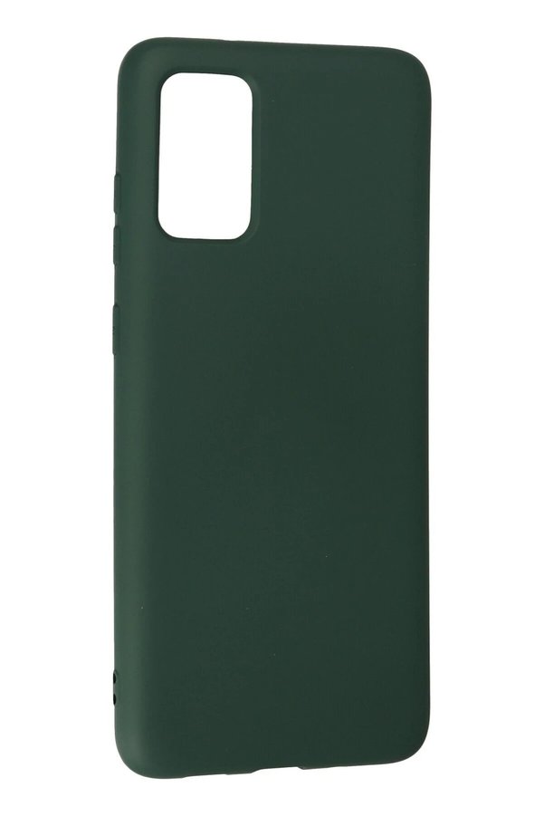 Samsung Galaxy S20 Plus Kılıf Nano İçi̇ Kadi̇fe Si̇li̇kon - Koyu Yeşi̇l - Dropx1478-1749