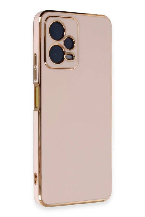Xi̇aomi̇ Redmi̇ Note 12 Pro 5G Kılıf Volet Si̇li̇kon - Pembe - Dropx5473-6368