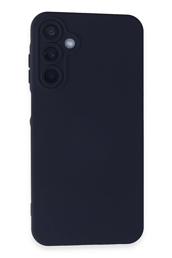CepteToptan Samsung Galaxy A25 5G Kılıf Nano içi Kadife Silikon - Lacivert - DROPX4044-7473