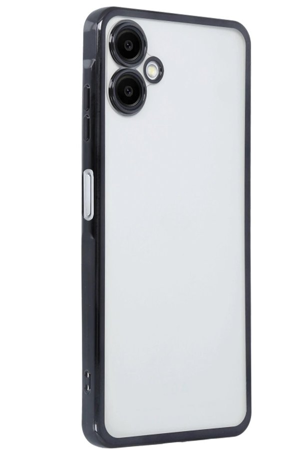 CepteToptan Samsung Galaxy A06 Kılıf Lensli Silikon - Siyah - DROPX3542-2967