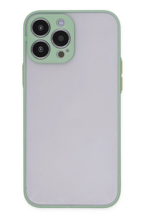 CepteToptan iPhone 14 Pro Max Kılıf Montreal Silikon Kapak - Turkuaz - DROPX1859-7064