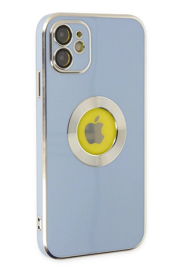 CepteToptan iPhone 12 Kılıf Store Silikon - Sierra Blue - DROPX8925-8409