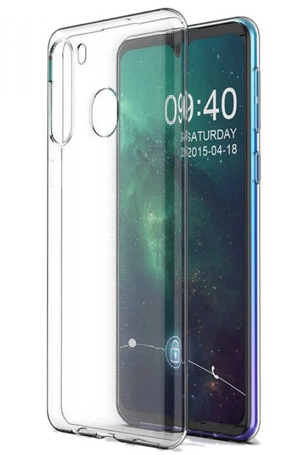 CepteToptan Samsung Galaxy A11 Kılıf Lüx Şeffaf Silikon - DROPX7195-8449