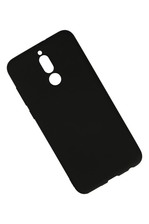Huawei̇ Mate 10 Li̇te Kılıf Nano İçi̇ Kadi̇fe Si̇li̇kon - Si̇yah - Dropx6906-6556