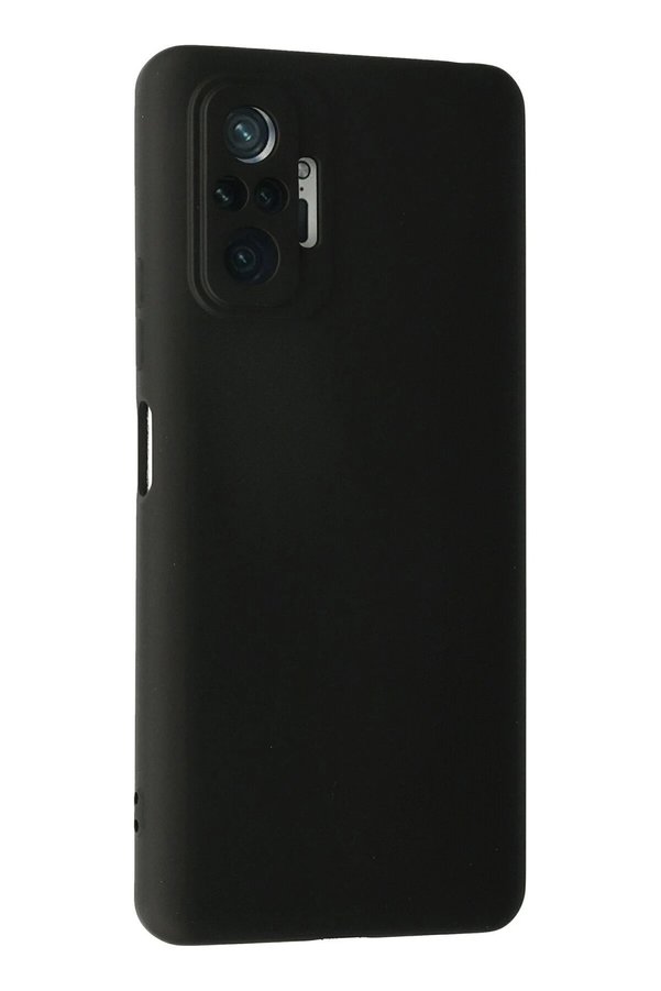 Xi̇aomi̇ Redmi̇ Note 10 Pro Kılıf Nano İçi̇ Kadi̇fe Si̇li̇kon - Si̇yah - Dropx3772-8250