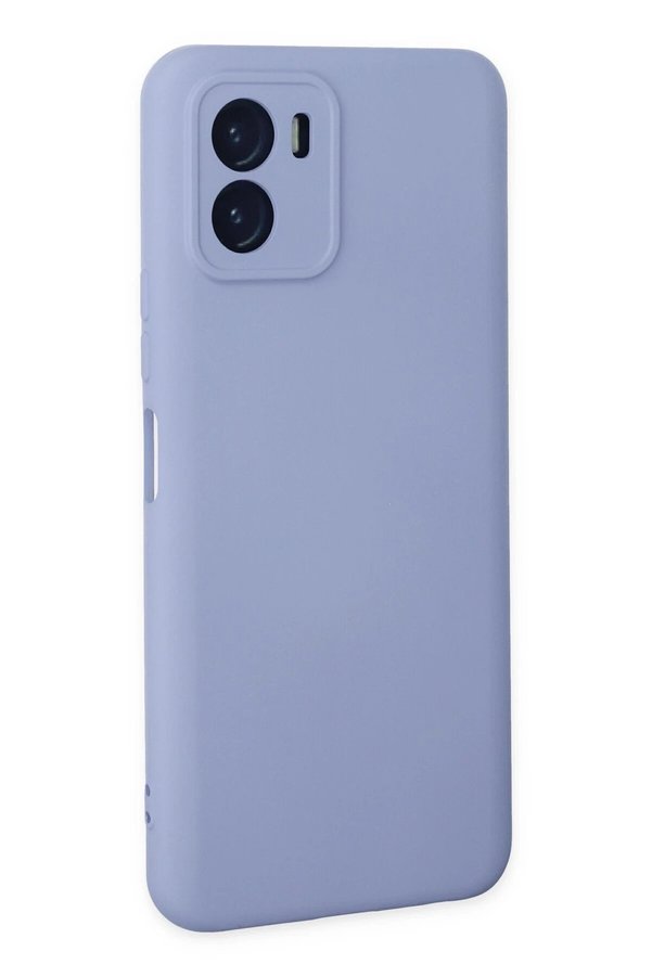 Vi̇vo Y15S Kılıf Nano İçi̇ Kadi̇fe Si̇li̇kon - Li̇la - Dropx6432-1513