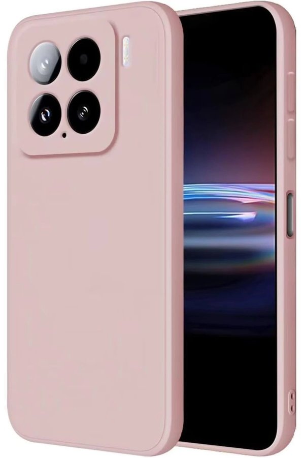 CepteToptan Xiaomi Mi 15 Kılıf Nano içi Kadife Silikon - Pudra - DROPX6306-1296