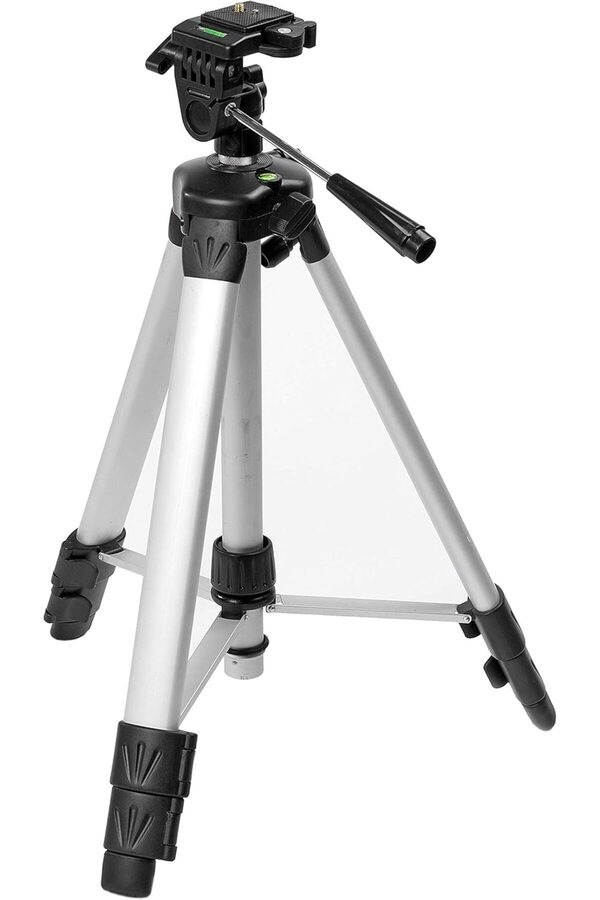 STOREMAX vegaShop Fotostativ, alüminyum, üç Gleitfuesse, sütun (44 cm ila 140 cm, 1/4 inç dişli, platfo