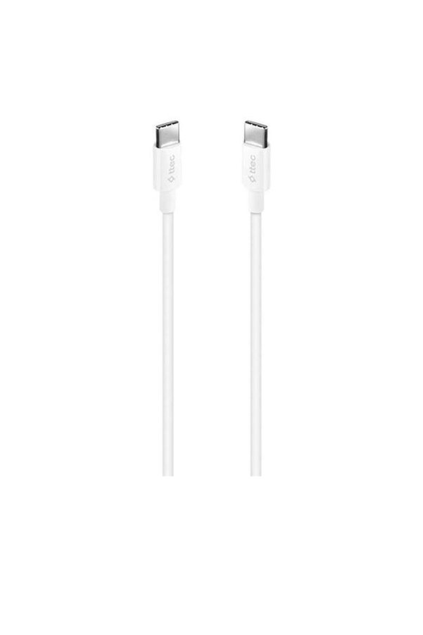 Ttec 5Dk40B Usb Hızlı Şarj Kablosu Beyaz 120 Cm