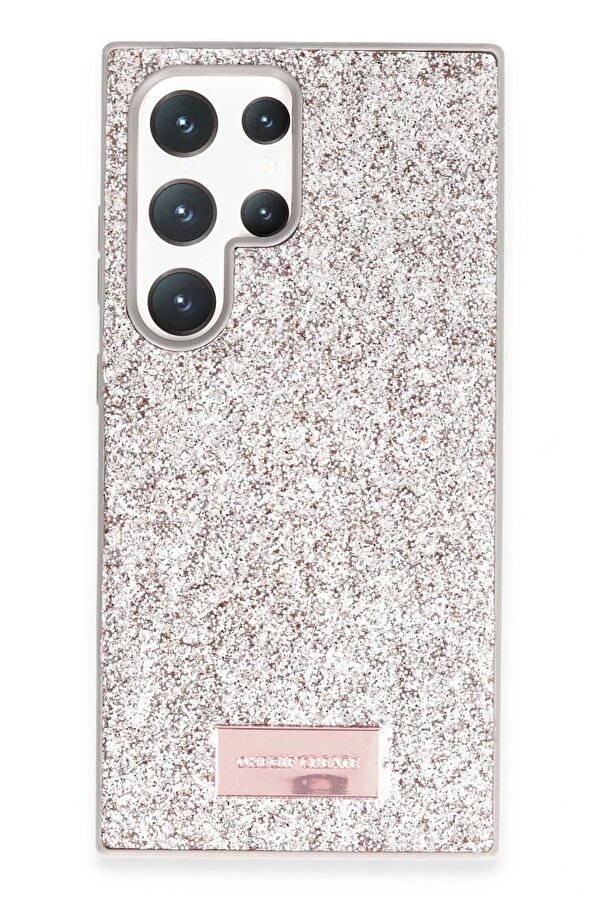 CepteToptan Samsung Galaxy S23 Ultra Bright Simli Kapak - Gold