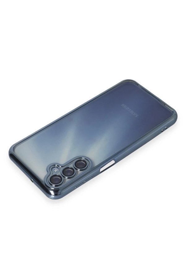Samsung Galaxy A25 5G Kılıf Lensli̇ Si̇li̇kon - Açık Mavi̇ - Dropx5596-5651