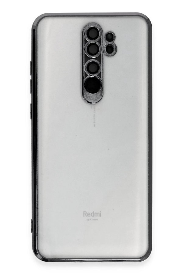 Xi̇aomi̇ Redmi̇ Note 8 Pro Kılıf Lensli̇ Si̇li̇kon - Si̇yah - Dropx9810-7190