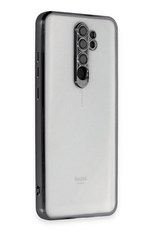 CepteToptan Xiaomi Redmi Note 8 Pro Kılıf Lensli Silikon - Siyah - DROPX9810-7190