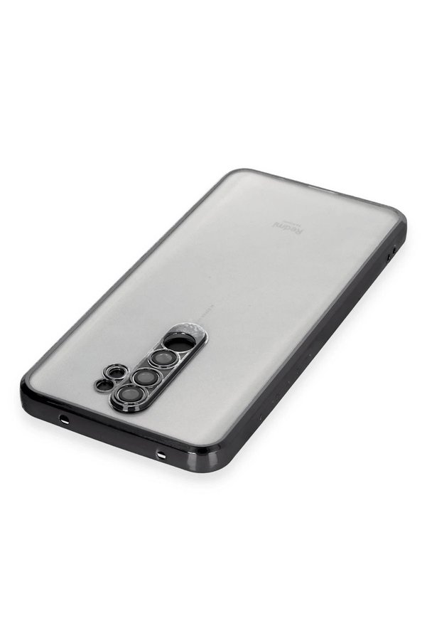 Xi̇aomi̇ Redmi̇ Note 8 Pro Kılıf Lensli̇ Si̇li̇kon - Si̇yah - Dropx9810-7190