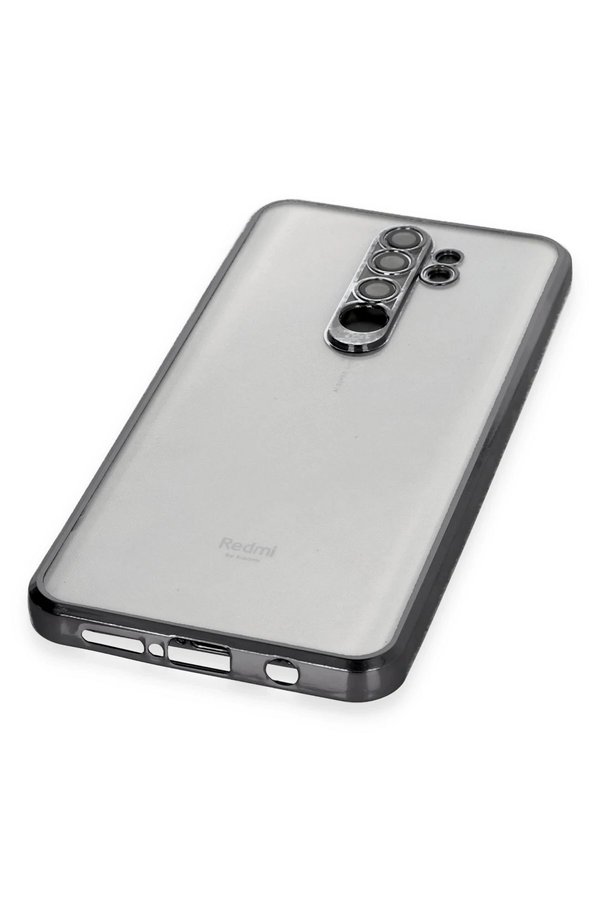 Xi̇aomi̇ Redmi̇ Note 8 Pro Kılıf Lensli̇ Si̇li̇kon - Si̇yah - Dropx9810-7190