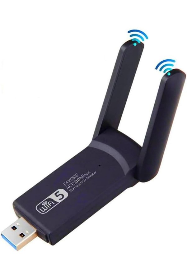 STOREMAX modaflux Wifi Band Çift Ac1300 Mbps Wifi Alıcı Ağ Kartı Sinyal Güçlendirici polynova 395519