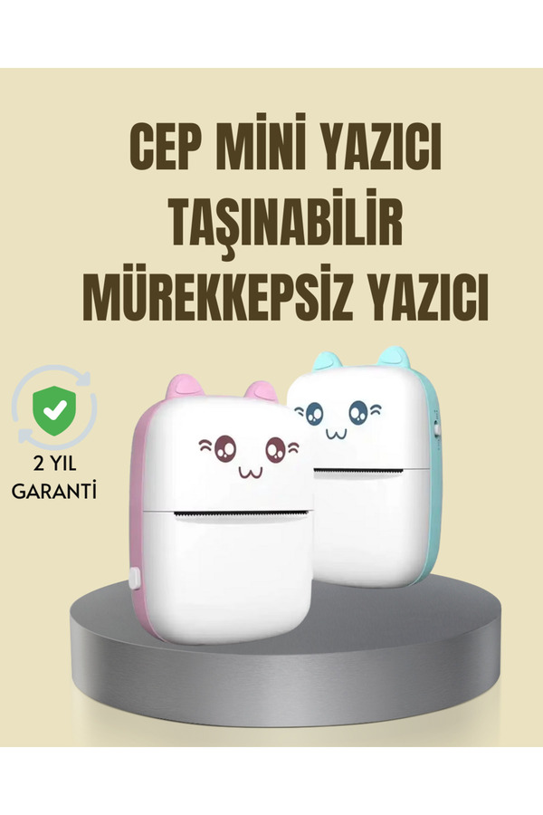 Kaliteyi Bul Taşınabilir Mini Termal Yazıcı 200 Dpı Bluetooth Bağlantılı