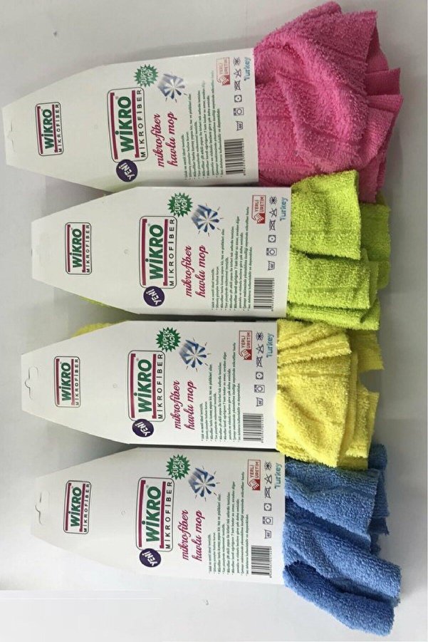 Wikro Wikro 2 Adet Mikrofiber Mop Paspas Yedek Ucu Vileda Tipi Mop