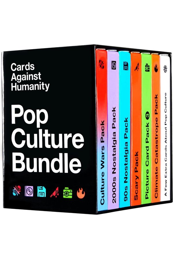STOREMAX elizzashop Against Humanity İnsanlığa Karşı Kartlar: Pop Kültürü Paketi | 6 Temalı Paketler + 10 Yen
