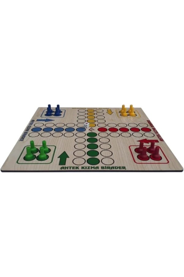 STOREMAX modashine Ludo Ahşap Kızma 2-4 Kişi 3+ Yaş ve Üzeri Oyunu modascope 1014773