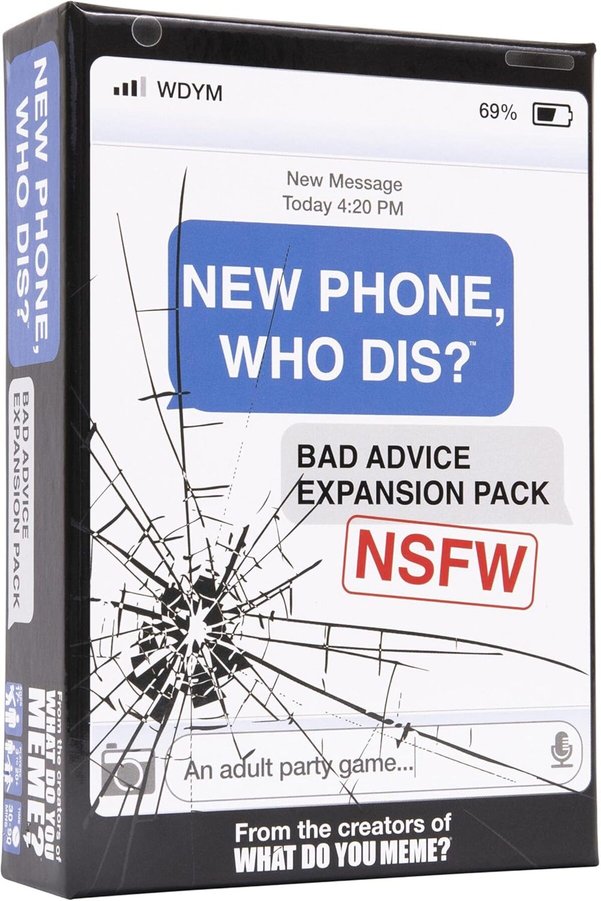 STOREMAX pltnstoreshop Do You Meme New Phone, Who Dis? Bad Advice NSFW Genişletme Paketi – Yeni Telefona Ekle