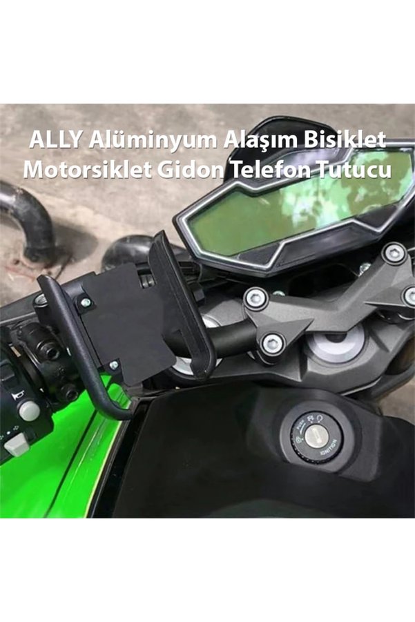 Ayduganshop Ally Alüminyum Alaşım Bisiklet Motorsiklet Gidon Telefon Tutucu-1852 - Aaaaaa9501-1517