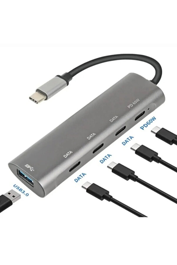 Evimdeyokyok Zr268 Type-C 5 İn 1 Pd Hub