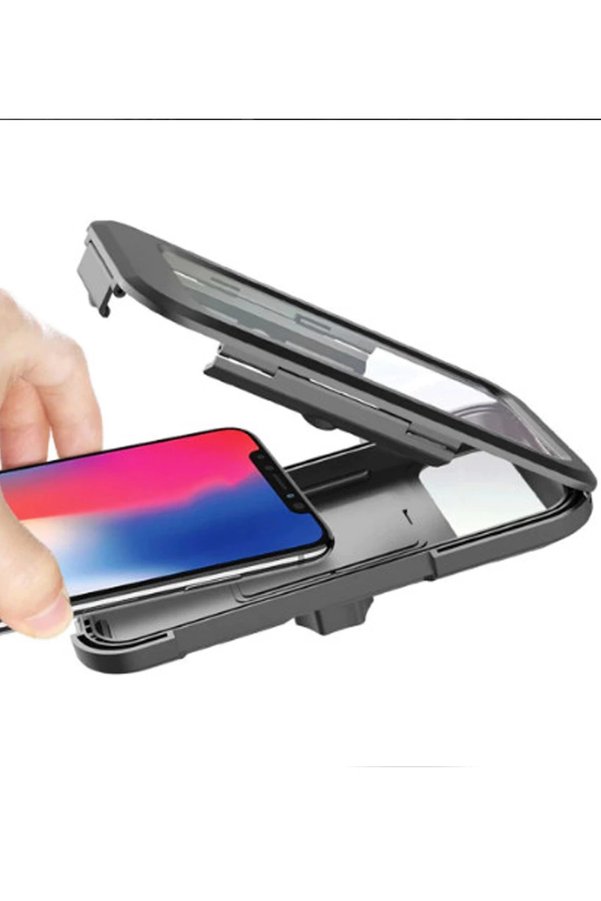 Epilons Gidon Bağlantılı Su Geçirmez Mıknatıslı Motorsiklet Telefon Tutucu