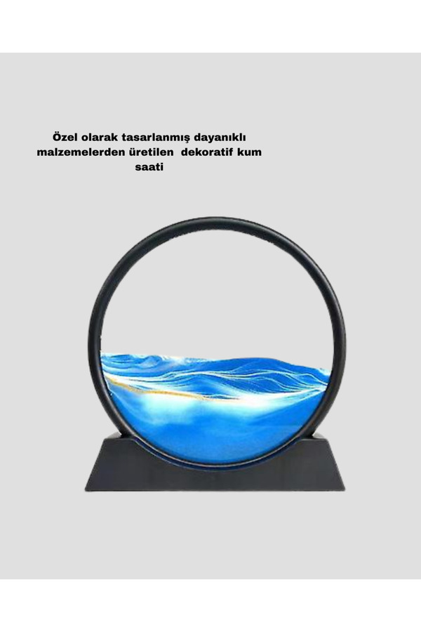 Eco Lounge Dekoratif Kum Saati – Şık Masa Üstü Aksesuar, Dayanıklı Malzeme, Kla Tasarım