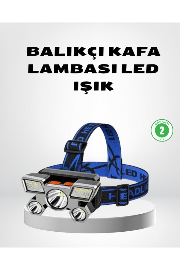 Ucuztekno Şarj Edilebilir Led Kafa Feneri – 4 Işık Modu, Ipx5 Su Geçirmez, Hareket Sensörlü