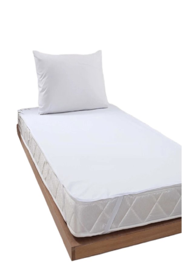 Divanev Derbey 70X120 Cm Sıvı Geçirmez Yatak Koruyucu Alez Ve Yastık Kılıfı Takım Alez Pamuklu
