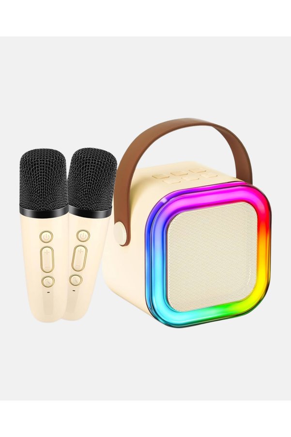 Ethab Giyim Trendlia Taşınabilir Karaoke Hoparlör Bluetooth 5.0 Ve Çift Mikrofonlu