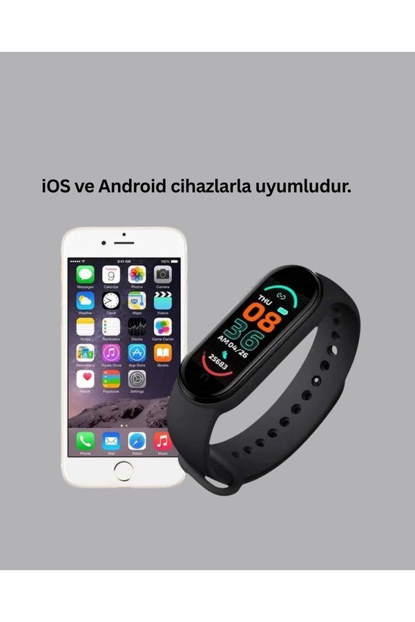 Ethab Giyim Uzun Şarjlı Spor Akıllı Saat – Adımsayar Ve Nabız Ölçer Özellikli - Glst4962-6915