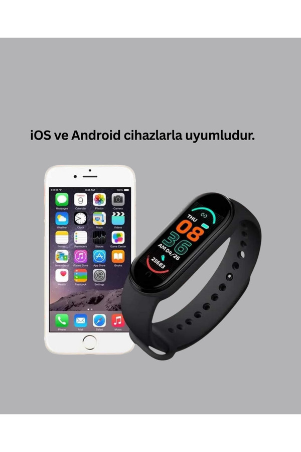 Ethab Giyim Akıllı Bileklik – Kalp Atışı Uyku Adımsayar Ve Bildirim Takibi - Glst2316-5202