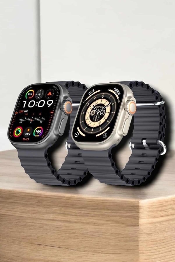 Ethab Giyim 45 Mm Gri Kasa Ultra Akıllı Saat Sesli Görüşme Sağlık Takibi Suya Dayanıklı - Glst9689-141