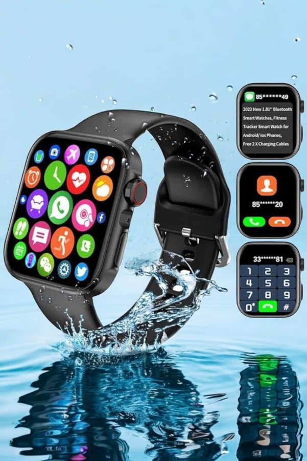 Ethab Giyim Akıllı Saat Bluetooth Bağlantı Ve 24 Saat Sağlık İzleme Gps Arama Cevaplama - Glst7871-5829