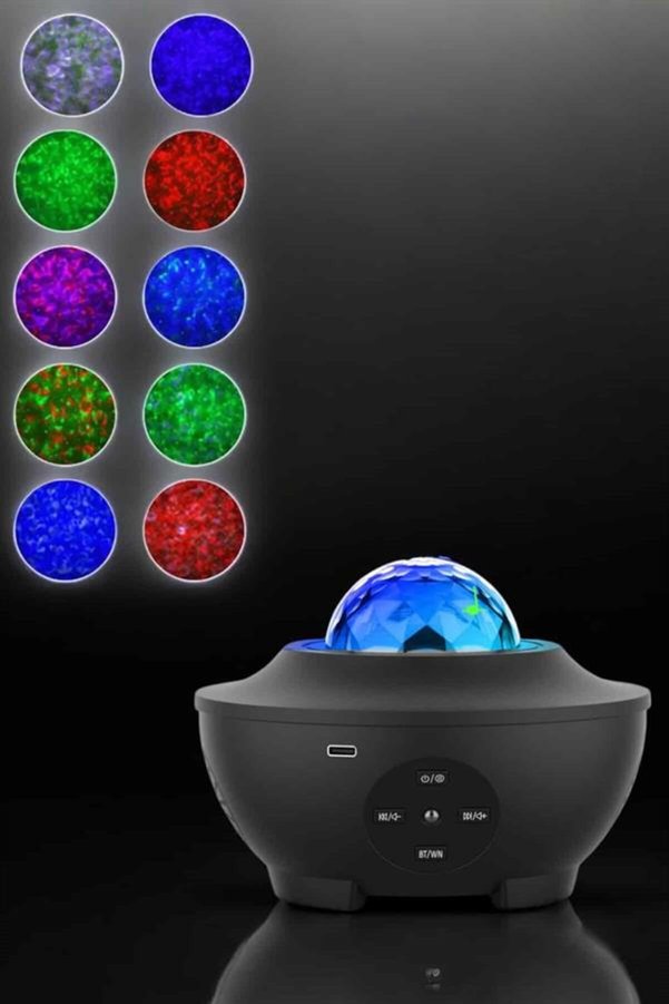 Ethab Giyim Projektör Yıldız Gece Lambası Disko Topu Bluetooth Bağlantılı Taşınabilir - Glst5755-977