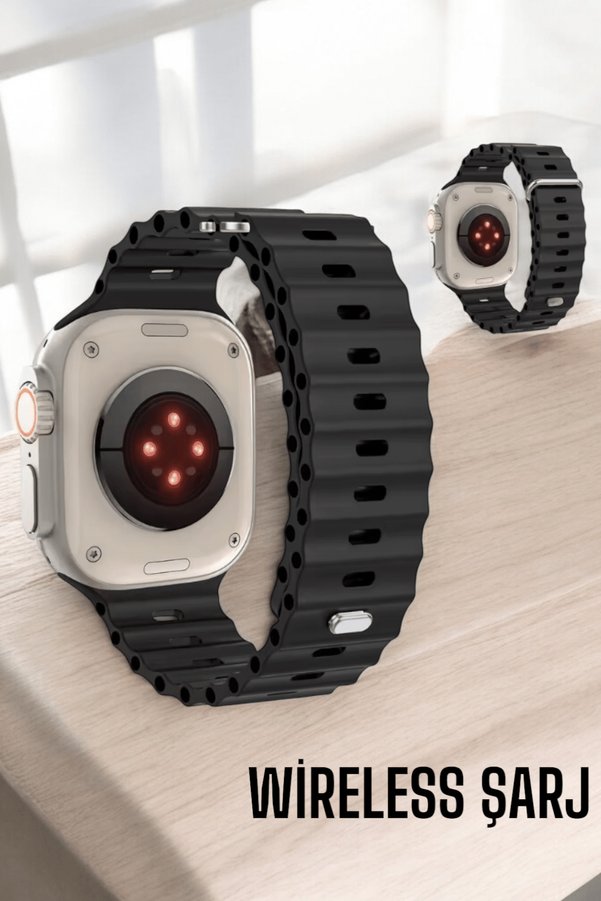 Ethab Giyim 45 Mm Gri Kasa Ultra Akıllı Saat Sesli Görüşme Sağlık Takibi Suya Dayanıklı - Glst9689-141