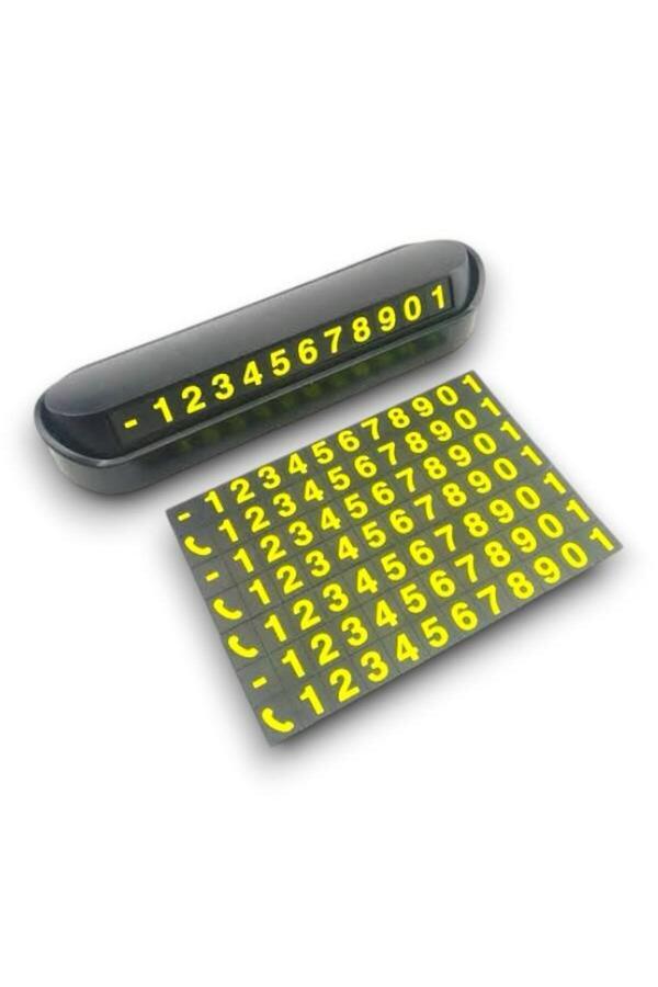Ethab Giyim Araç İçi Numaratör Numaralık Torpido Üstü Açılır Kapanır Telefon Numaras - Glst1350-377