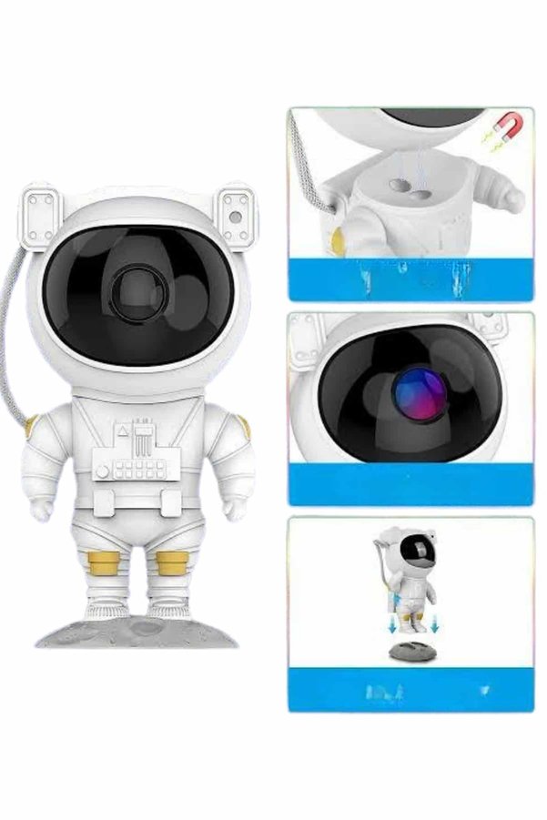 Ethab Giyim Gece Lambası Astronot Bluetooth Hoparlörlü Galaksi Işık Projektörü - Glst1069-1530