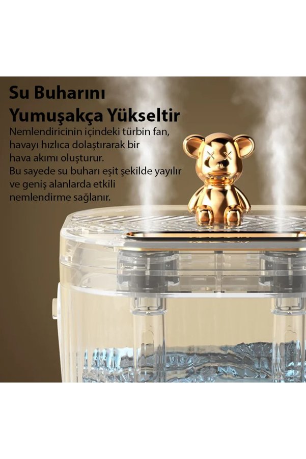 Ankaverse Ally Aquabreeze 2000 Çift Buharlı 2L Ev Tipi Hava Nemlendirici-(5775)