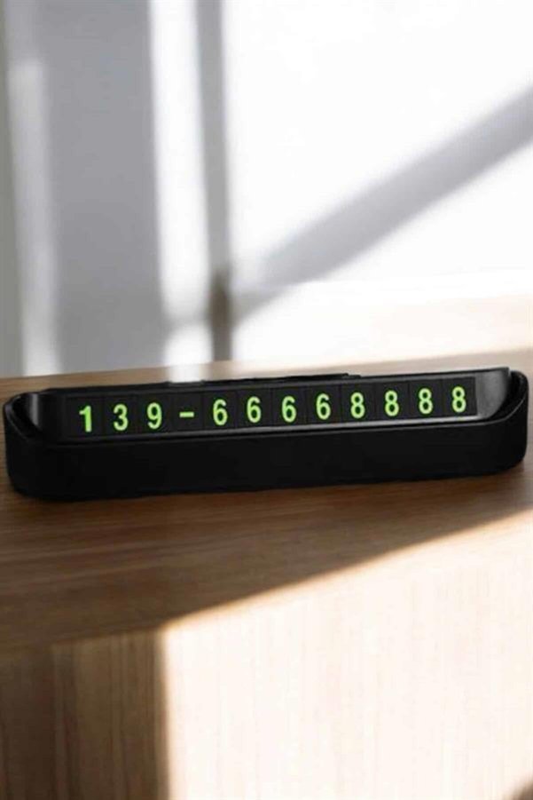 Ethab Giyim Araç İçi Numaratör Numaralık Torpido Üstü Açılır Kapanır Telefon Numaras - Glst1350-377