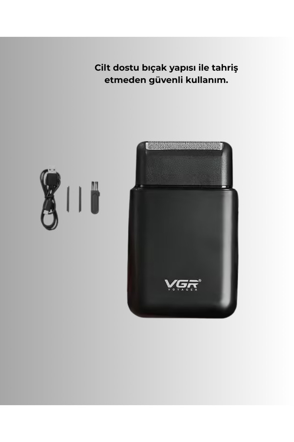 Ethab Giyim Çift Başlıklı Elektrikli Tıraş Makinesi | Suya Dayanıklı Hafif Ve Ergonomik - Glst4397-3223