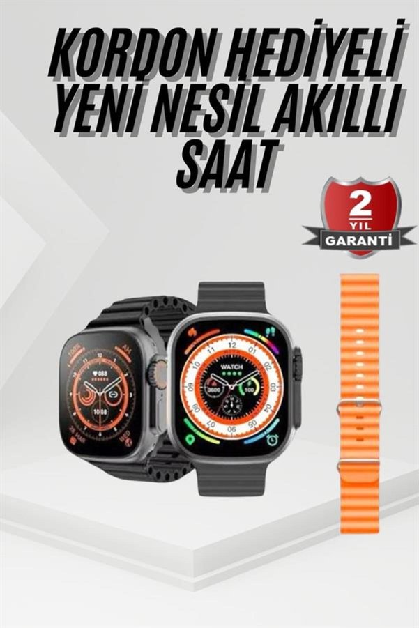 Lowell Home Akıllı Saat Sağlık Takibi Kalp Atışı Adımsayar Ultra Yeni Nesil Nefes Egzers - Loho8446-183