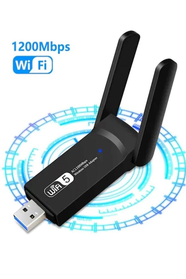 Evimdeyokyok Dual Band Ac1200 Usb 3.0 Adaptör Kablosuz Wifi Yükseltici