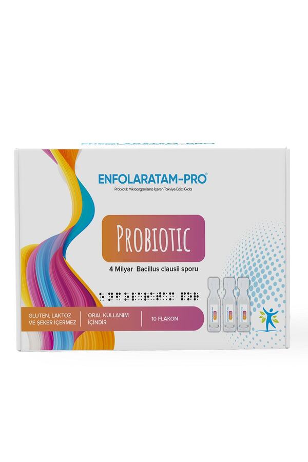 Enfolaratam Pro Probiotic Probiyotik Bacillus Clausii Sporları 4 Milyar Yetişkin