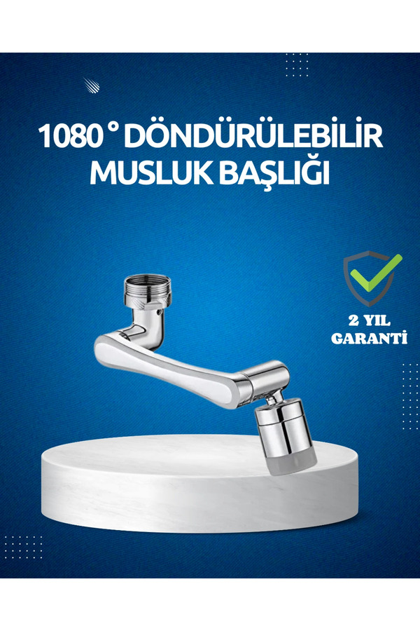 Home Dönen Musluk Başlığı 1080 Derece Ayarlanabilir Filtreli Sprey Uç