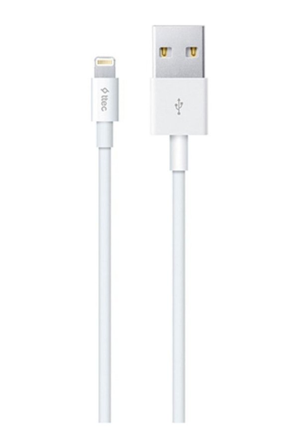 Ttc Lightning (8 Pin) Apple Uyumlu 100Cm Data Ve Şarj Kablosu – İnce Uç, Hızlı Ve Güvenli Veri Transferi